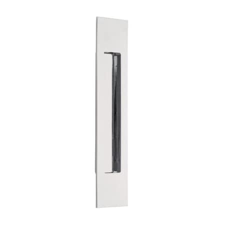 Patioplus 10 in. Modern Rectangular Flush Pull, Bright Chrome PA3250745